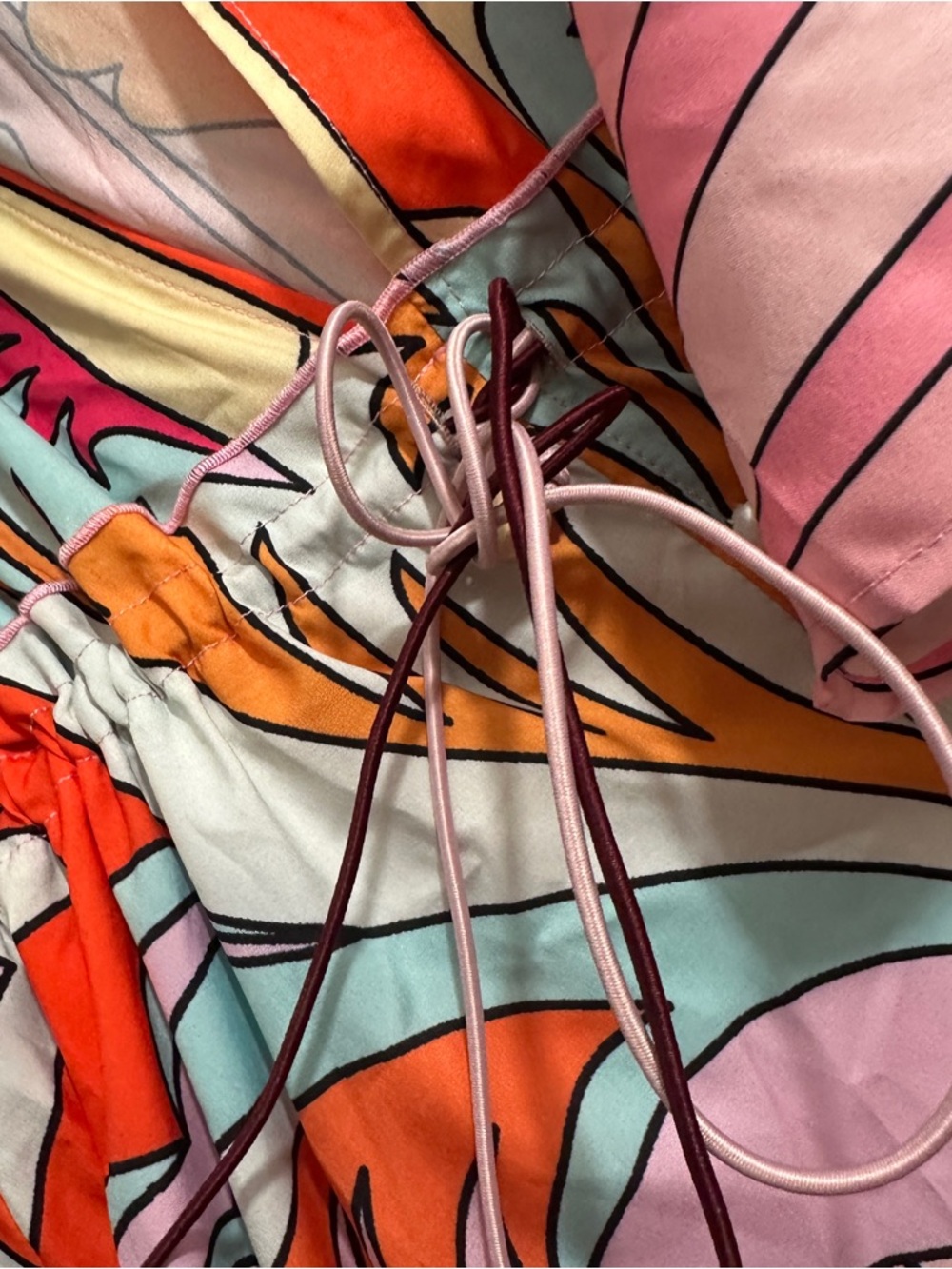Boho Maxi Dress – Size Medium | Flowy Ankle Length | Colorful Print - Picture 4 of 4